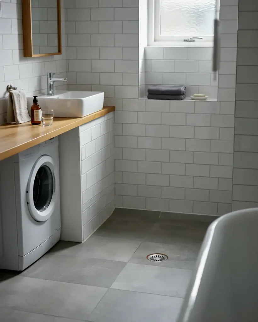 badrum med tv ttmaskin smart planering s kra installationer och l sningar som h ller i l ngden